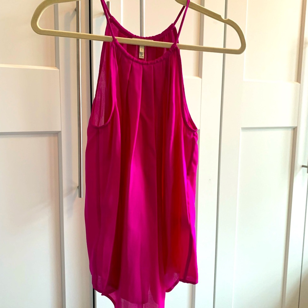 Silk tank top